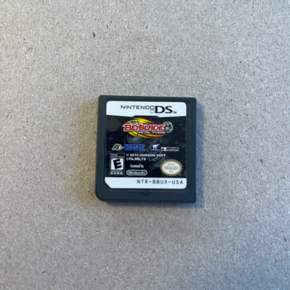 Nintendo DS Beyblade Metal Fusion Game Cartridge